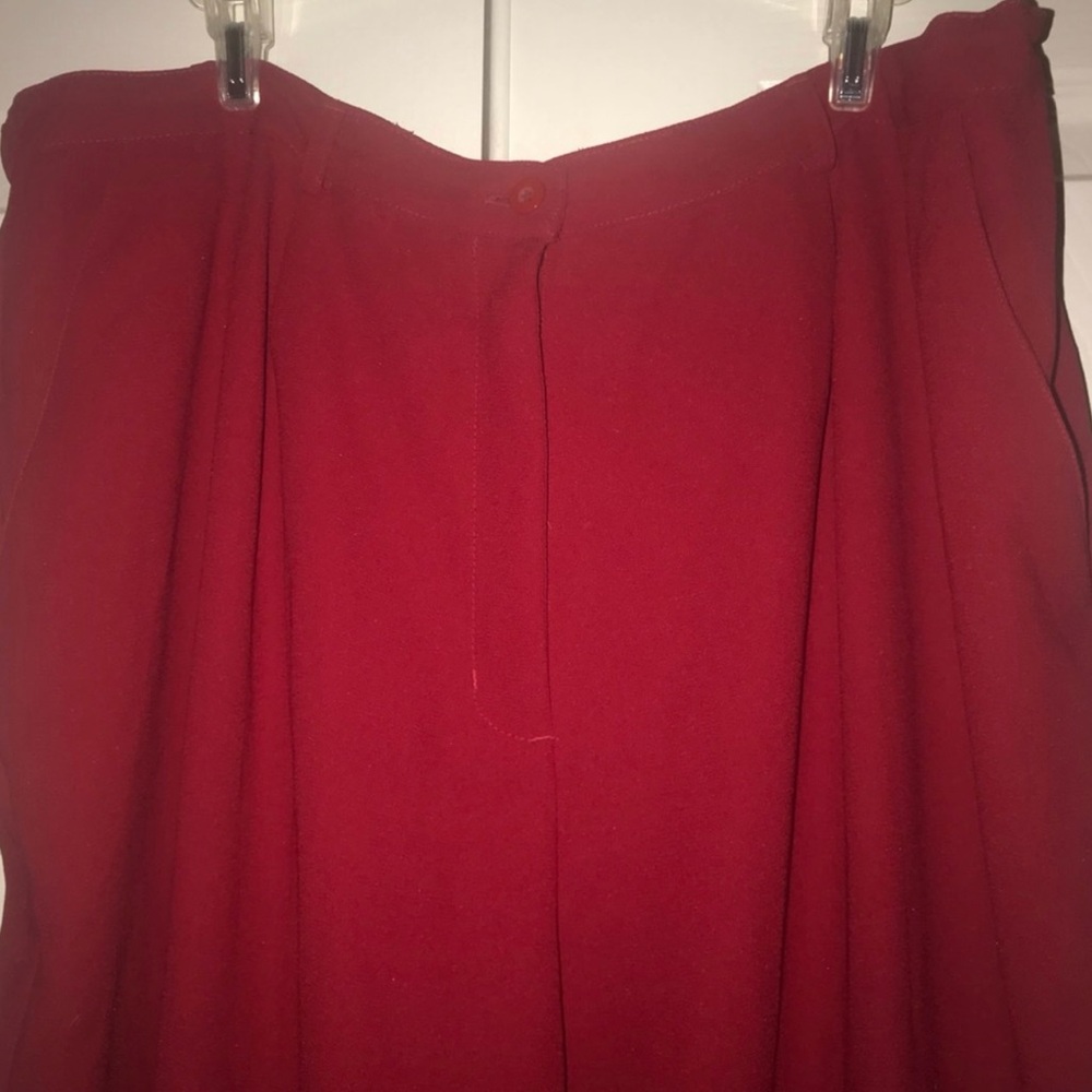 Elegant Red Pants